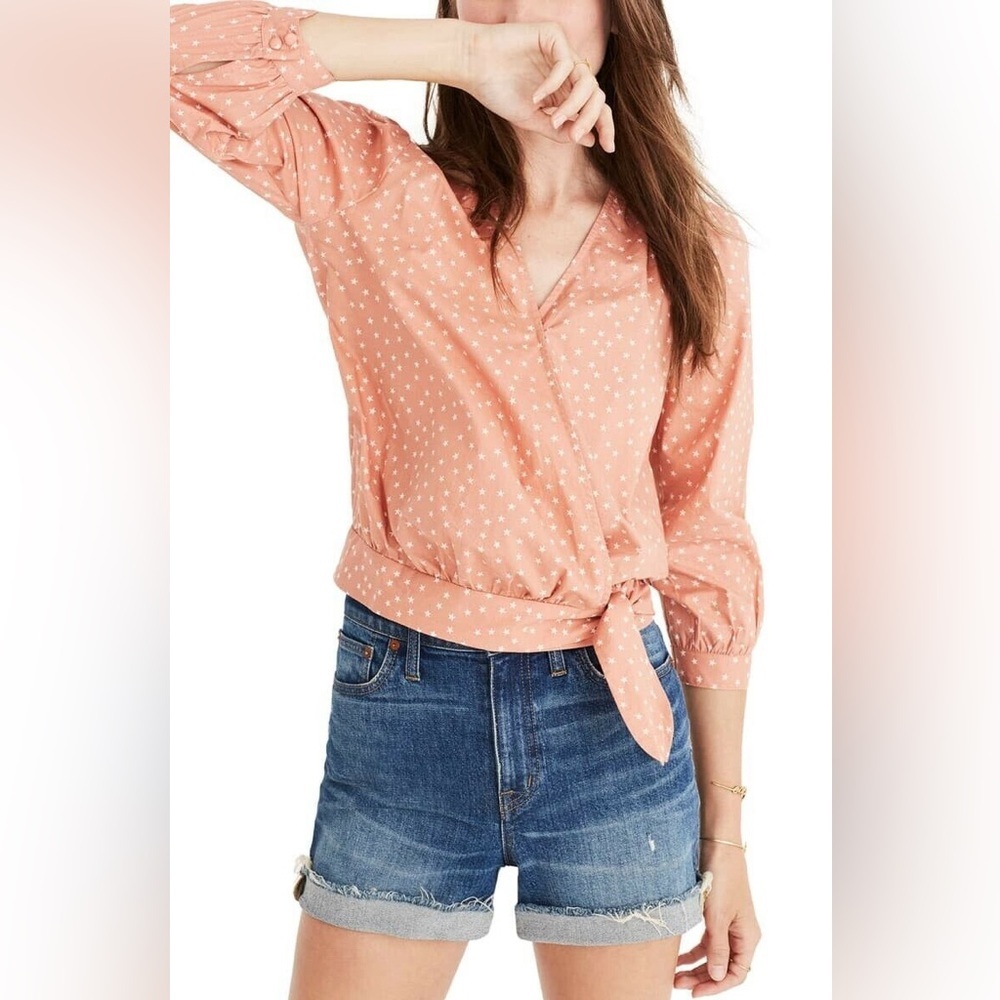 Madewell Wrap Top In Star Scatter (Small) - image 1